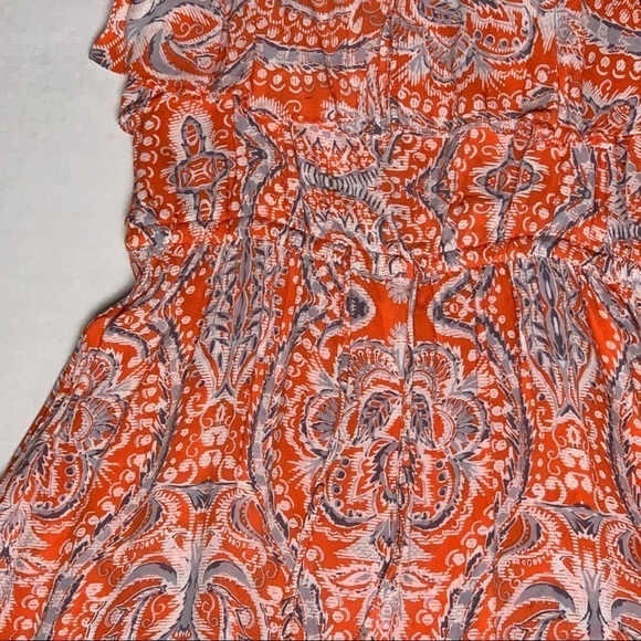 Banana Republic Tangerine Sundress Extra Small - Picture 4 of 8